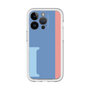 Slim Protection Premium Case［ オリジナル - initial color line - I blue ］