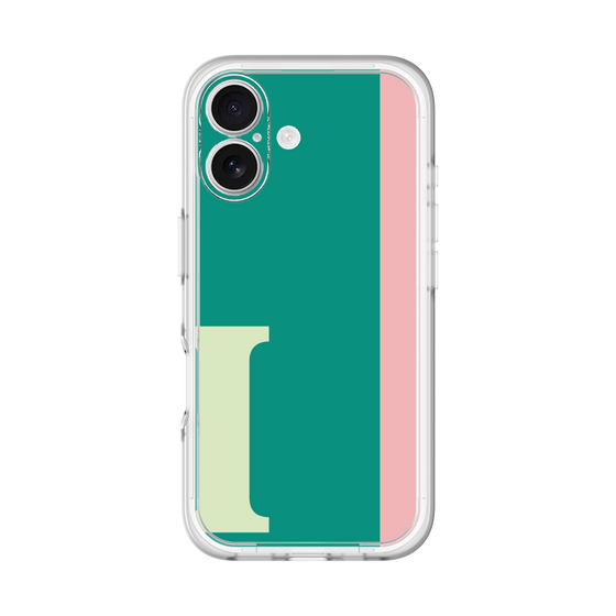 Slim Protection Premium Case［ オリジナル - initial color line - I green ］