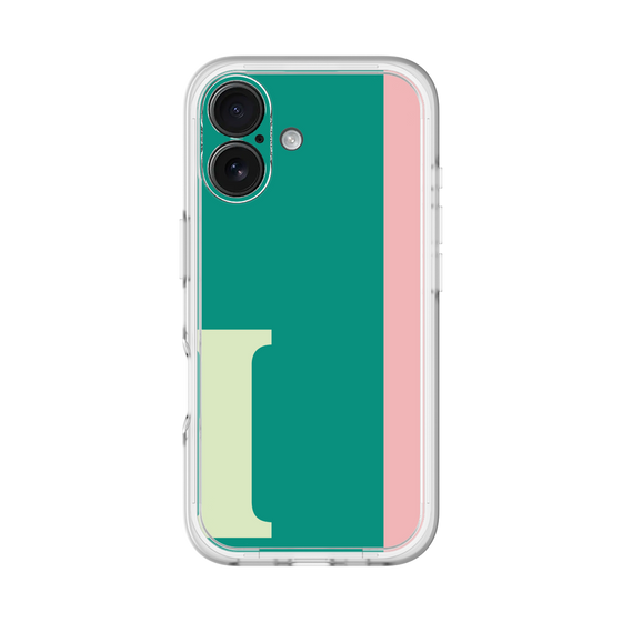Slim Protection Premium Case［ オリジナル - initial color line - I green ］