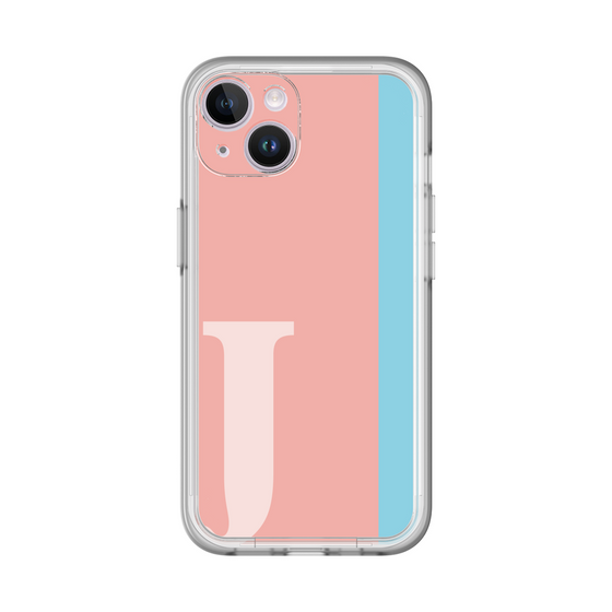 Slim Protection Premium Case［ オリジナル - initial color line - J pink ］