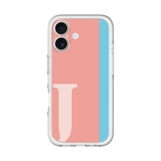 Slim Protection Premium Case［ オリジナル - initial color line - J pink ］