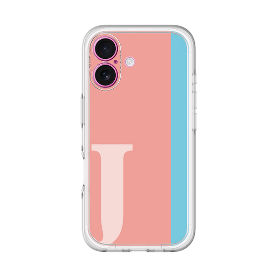 Slim Protection Premium Case［ オリジナル - initial color line - J pink ］