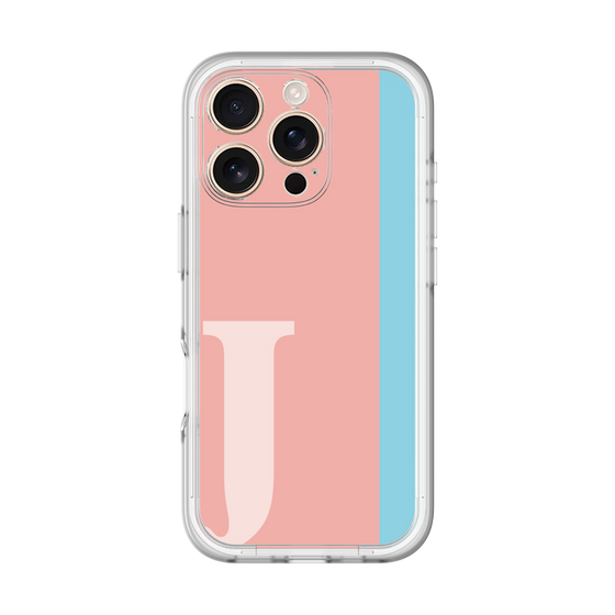 Slim Protection Premium Case［ オリジナル - initial color line - J pink ］