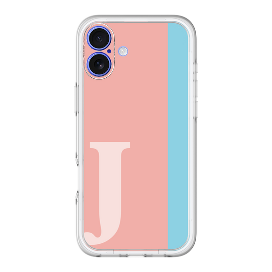 Slim Protection Premium Case［ オリジナル - initial color line - J pink ］