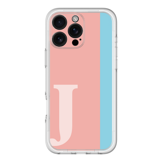 Slim Protection Premium Case［ オリジナル - initial color line - J pink ］