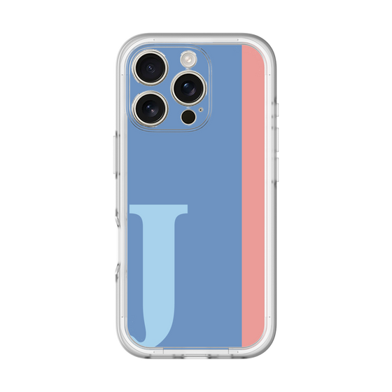 Slim Protection Premium Case［ オリジナル - initial color line - J blue ］