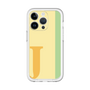 Slim Protection Premium Case［ オリジナル - initial color line - J yellow ］