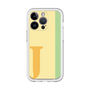 Slim Protection Premium Case［ オリジナル - initial color line - J yellow ］
