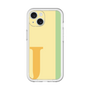 Slim Protection Premium Case［ オリジナル - initial color line - J yellow ］