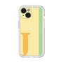 Slim Protection Premium Case［ オリジナル - initial color line - J yellow ］