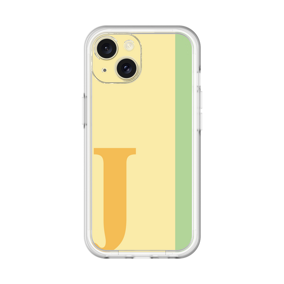 Slim Protection Premium Case［ オリジナル - initial color line - J yellow ］
