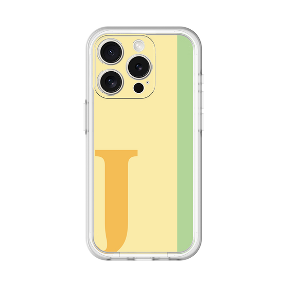 Slim Protection Premium Case［ オリジナル - initial color line - J yellow ］