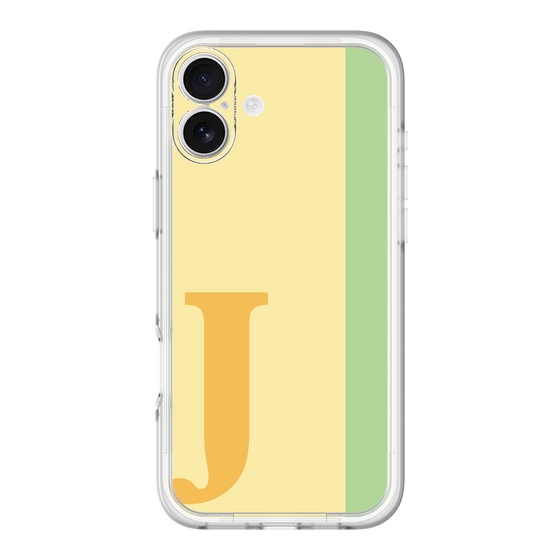 Slim Protection Premium Case［ オリジナル - initial color line - J yellow ］