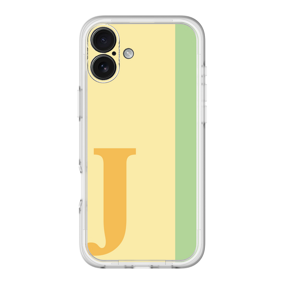 Slim Protection Premium Case［ オリジナル - initial color line - J yellow ］