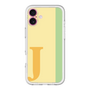 Slim Protection Premium Case［ オリジナル - initial color line - J yellow ］