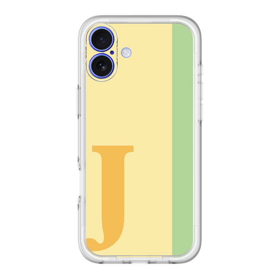 Slim Protection Premium Case［ オリジナル - initial color line - J yellow ］