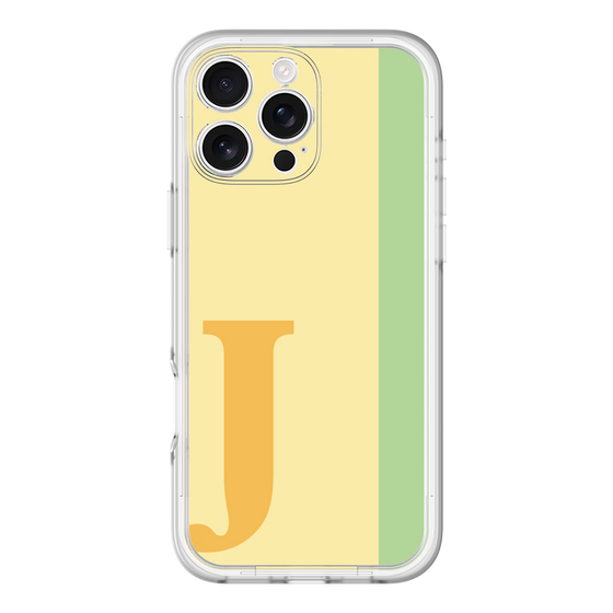 Slim Protection Premium Case［ オリジナル - initial color line - J yellow ］