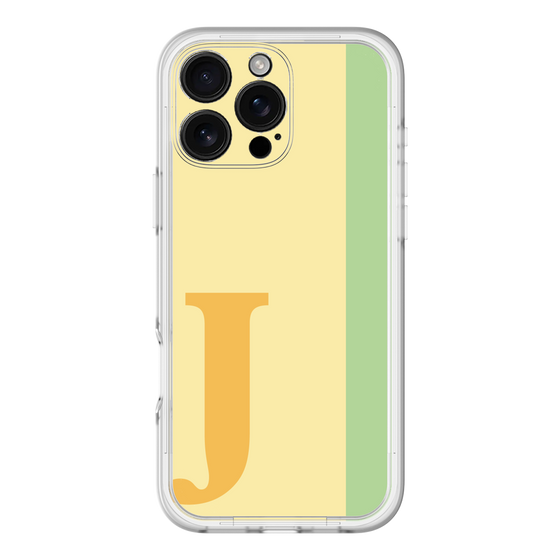 Slim Protection Premium Case［ オリジナル - initial color line - J yellow ］