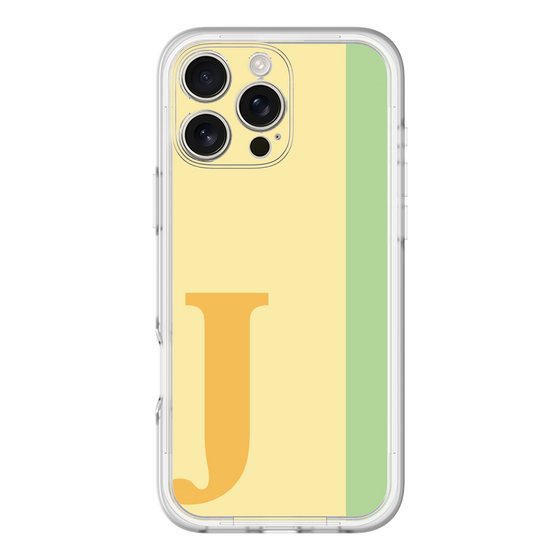 Slim Protection Premium Case［ オリジナル - initial color line - J yellow ］