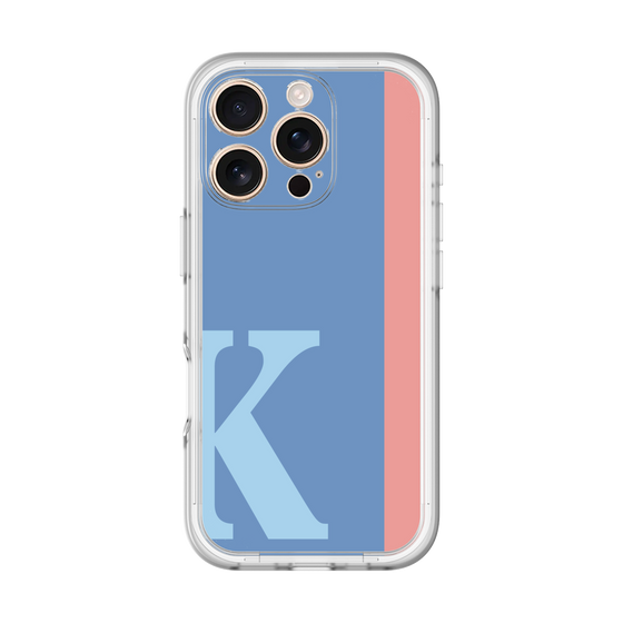 Slim Protection Premium Case［ オリジナル - initial color line - K blue ］