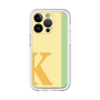Slim Protection Premium Case［ オリジナル - initial color line - K yellow ］