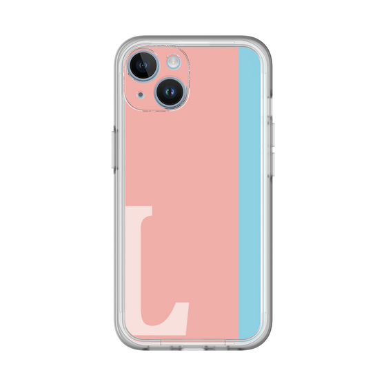 Slim Protection Premium Case［ オリジナル - initial color line - L pink ］