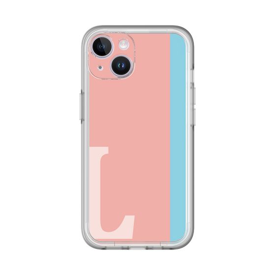 Slim Protection Premium Case［ オリジナル - initial color line - L pink ］