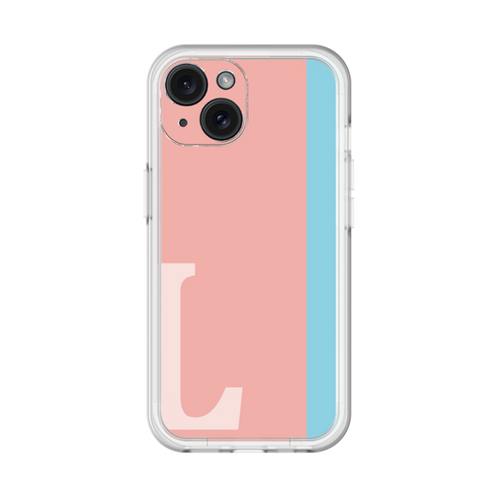 Slim Protection Premium Case［ オリジナル - initial color line - L pink ］