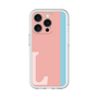 Slim Protection Premium Case［ オリジナル - initial color line - L pink ］