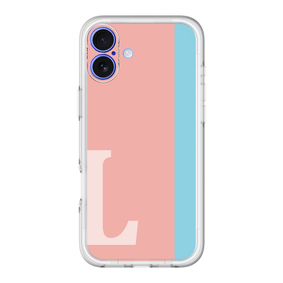 Slim Protection Premium Case［ オリジナル - initial color line - L pink ］