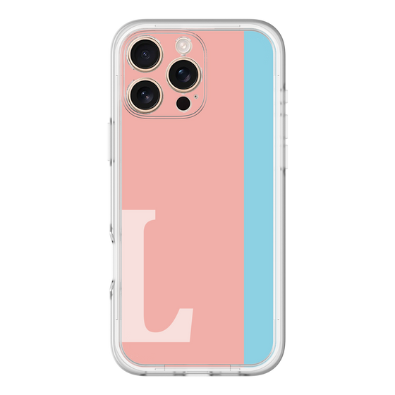 Slim Protection Premium Case［ オリジナル - initial color line - L pink ］