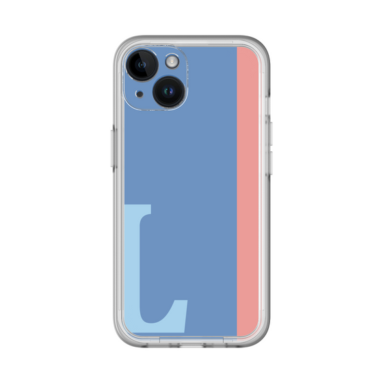 Slim Protection Premium Case［ オリジナル - initial color line - L blue ］
