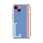 Slim Protection Premium Case［ オリジナル - initial color line - L blue ］