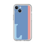 Slim Protection Premium Case［ オリジナル - initial color line - L blue ］
