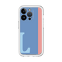 Slim Protection Premium Case［ オリジナル - initial color line - L blue ］