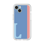 Slim Protection Premium Case［ オリジナル - initial color line - L blue ］