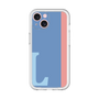 Slim Protection Premium Case［ オリジナル - initial color line - L blue ］