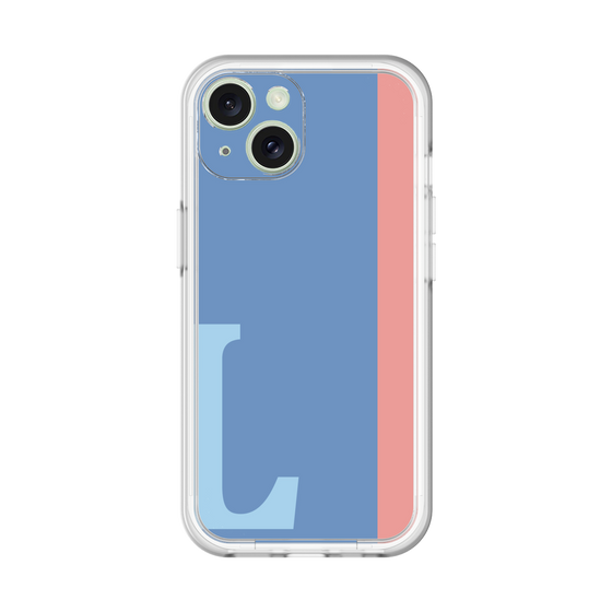Slim Protection Premium Case［ オリジナル - initial color line - L blue ］