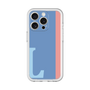 Slim Protection Premium Case［ オリジナル - initial color line - L blue ］