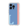 Slim Protection Premium Case［ オリジナル - initial color line - L blue ］