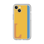 Slim Protection Premium Case［ オリジナル - initial color line - L orange ］