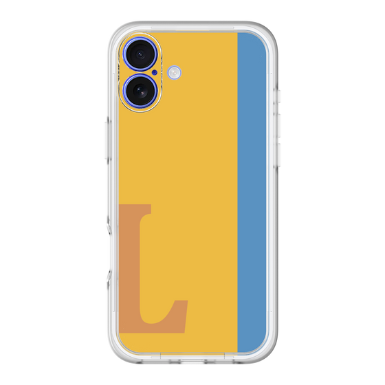 Slim Protection Premium Case［ オリジナル - initial color line - L orange ］