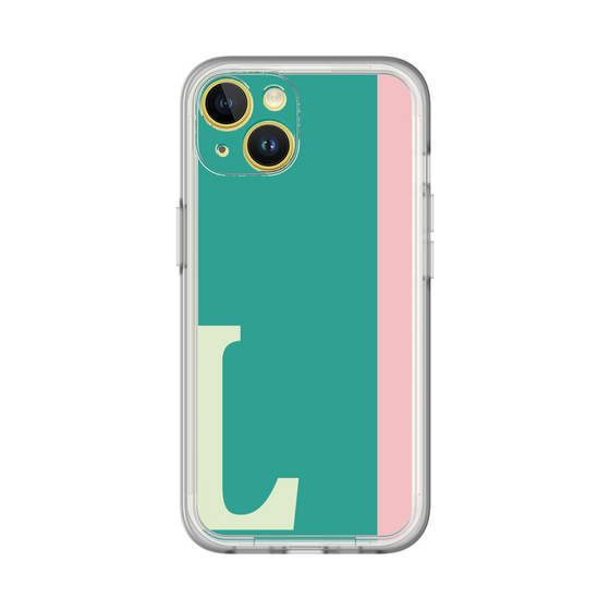 Slim Protection Premium Case［ オリジナル - initial color line - L green ］