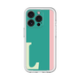 Slim Protection Premium Case［ オリジナル - initial color line - L green ］