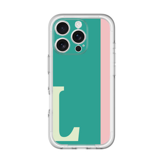 Slim Protection Premium Case［ オリジナル - initial color line - L green ］
