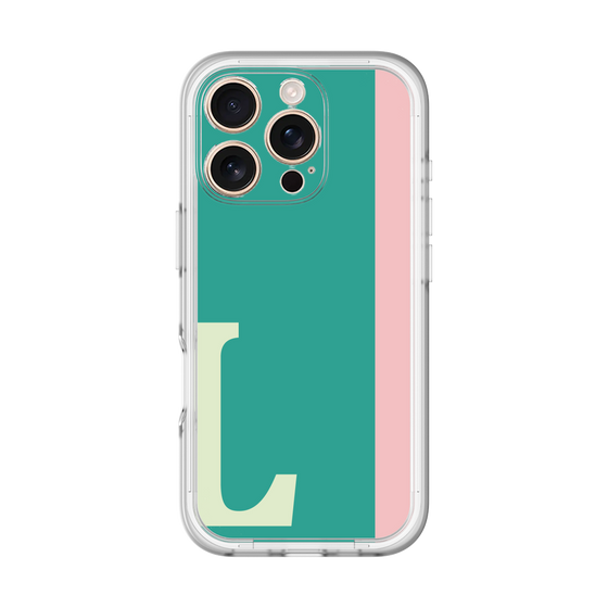 Slim Protection Premium Case［ オリジナル - initial color line - L green ］