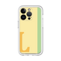 Slim Protection Premium Case［ オリジナル - initial color line - L yellow ］