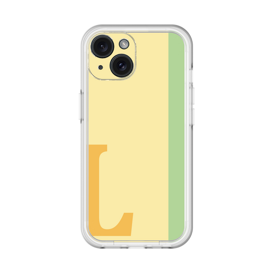 Slim Protection Premium Case［ オリジナル - initial color line - L yellow ］