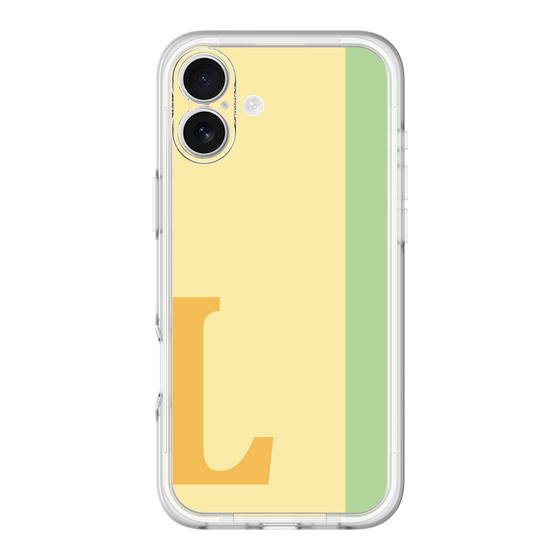 Slim Protection Premium Case［ オリジナル - initial color line - L yellow ］