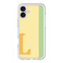 Slim Protection Premium Case［ オリジナル - initial color line - L yellow ］